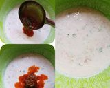 A picture of step 3 of Carrot Cucumber Tempered Raita.