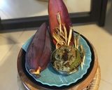 A picture of step 10 of Mocha'r (Banana Flower) Paturi.