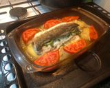 Foto del paso 9 de la receta: Filetes de lubina al horno con cebolla patata tomate natural y aderezo Vidalim