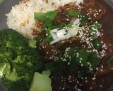 A picture of step 9 of Instant pot Mongolian Beef.