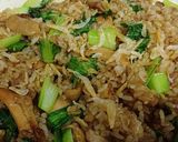 Hình bước làm 2 của món Má đùi gà xé chiên cơm