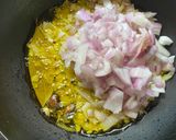 A picture of step 4 of Teevar - Sindhi style Mutton curry.