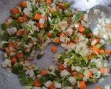 A picture of step 4 of Manchurian.