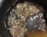 A picture of step 1 of Beef Biryani.
