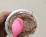 Foto langkah ke 7 dari resep Es krim coklat mix vanila oreo.