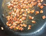 A picture of step 3 of Quinoa Farofa.