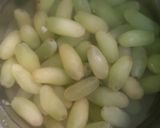 A picture of step 1 of Mix Fruit cream.