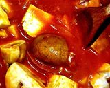 A picture of step 3 of Chilli Tofu Stew (Vegan).