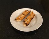 A picture of step 2 of Grilled Garlic Bread.