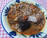 Foto del paso 6 de la receta: Carillas con arroz pollo y morcilla