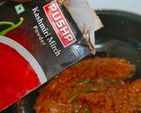 A picture of step 5 of Dal Makhani.