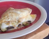 Foto del paso 2 de la receta: Omelette de champiñones y aceitunas