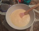 Foto del paso 5 de la receta: Budín húmedo de duraznos y cebada