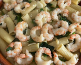 Foto del paso 11 de la receta: Tortiglioni con espinacas y gambones