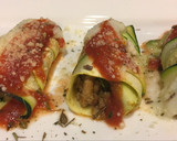 Foto del paso 5 de la receta: Canelones de calabacín rellenos de pavo