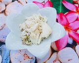 Hình bước làm 1 của món Cháo ghẹ rau củ