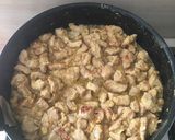 Pulykafalatok fokhagymás mártásban recept fázis 3 fotója
