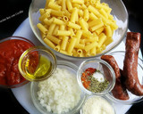 Foto del paso 1 de la receta: Macarrones con salsa de tomate y chorizo