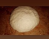 A picture of step 2 of Naan in frying pan.!!.