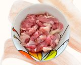 Hình bước làm 2 của món Cơm rang dưa bò