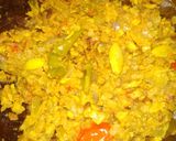 A picture of step 3 of ChhatuManjaPatraPoda(Bananastem Mushroom PatraPoda).