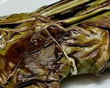 A picture of step 13 of Fish Pollichathu.