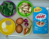 Foto langkah ke 1 dari resep Omelete Jamur Daun Katuk.