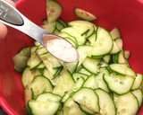 A picture of step 1 of Tofu Kimchi Salad.