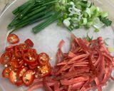 A picture of step 4 of Crispy fried Red Snapper fish in Thai style tamarind sauce.