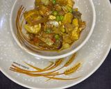 A picture of step 8 of Fried Tofu in soup🍽.