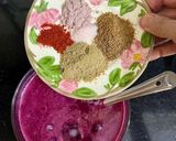 A picture of step 2 of Dragon Fruit Pani Puri.