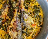 Foto langkah ke 3 dari resep Gulai Ikan Kembung & Daun Singkong.