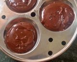 A picture of step 3 of Choco lava idli cake.