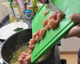 Foto del paso 2 de la receta: Risotto de pollo y champignons 🍗 🍄