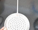 A picture of step 1 of Boondi laddu.