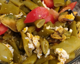 Foto del paso 1 de la receta: Ensalada rápida de Tomate, huevo, judías verdes y mejillones