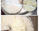 A picture of step 3 of Tricolour barfi.