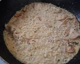 Foto del paso 5 de la receta: Pechuga con pasta Riso a la crema