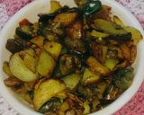 आलू बैंगन का भुजिया (Aloo Baingan ka bhujiya recipe in Hindi) रेसिपी चरण 3 फोटो