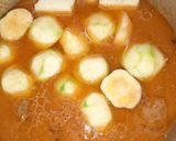 A picture of step 4 of Tinday Gosht (round melon or baby pumpkin).