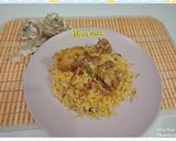 A picture of step 4 of Chicken biryani.