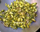 A picture of step 2 of Karela Fry.