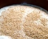 A picture of step 2 of Gobindobhog Rice Sesame seeds Jaggery Kheer.