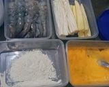 รูปขั้นตอนการทำที่ 1 ของ กุ้ง,ข้าวโพดอ่อน,เห็ดเข็มทอง,ชุบแป้งทอด,ซอสทงคัตสึ - คีโต