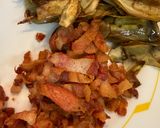 Foto del paso 2 de la receta: Tallarines a la carbonara con alcachofas - Adviento Navidad Cookpad