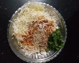 A picture of step 2 of Paneer cheese ball.