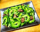 梅子涼拌山苦瓜（創意料理）的食譜步驟1照片