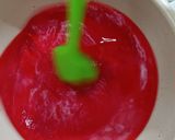 Foto langkah ke 1 dari resep Pudding Susu Merah Putih.