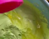 Gambar langkah 6 resipi Kek Pandan Cheese.