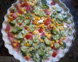 Foto del paso 3 de la receta: Tarta Tricolor en solo 3 pasos!